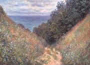 Claude Monet, Road at La Cavee,Pourville